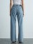 Kadın Vanetta Düz Paça Yüksek Bel Jean Pantolon 3