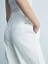 Kadın Basıc Gabardin Relaxed Beyaz Pantolon 5