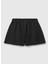 Normal Bel Regular Fit Siyah Kız Çocuk Şort 3BL0C903I 3