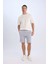 Regular Fit Beli Bağcıklı Dokulu Bermuda Şort D9451AX25SP 3