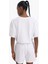 fit Oversize Geniş Kalıp Bisiklet Yaka Sporcu Kısa Kollu TIŞÖRT E3597AX25SM 5