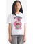 Kız Çocuk Toy Story Relax Fit Bisiklet Yaka Kısa Kollu Tişört E6557A825HS 3