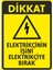 Elektrikçinin Işini Elektirikçiye Bırak Sticker 20X28 cm 1