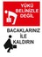 Yükü Belinizle Değil Bacaklarınızla Kaldırın Sticker 20X28 cm 1