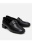 01AYH306780A100 KADIN Deri Siyah Tokalı Loafer 2