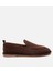 01AYH310140A480 KADIN Süet Deri Kahverengi Günlük Loafer 1