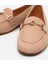 01AYH309590A330 KADIN Süet Deri Bej Tokalı Klasik Loafer 3