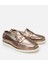 01AYH306230A470 KADIN Deri Bronz Lastik Detaylı Tokalı Günlük Loafer 2