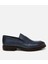 02AYH308730A680 ERKEK Deri Lacivert Hafif Tabanlı Loafer 1