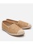 01AYY306130A450 KADIN Süet Vizon Hasır Detaylı Espadril 2