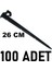 Mgf 100 Adet x Klipsli 26CM. 16-20MM. Damla Sulama Kazığı Parçası Aparatı Damlama Borusu Hortumu 1