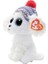 Ty Beanie Boos Bereli Beyaz Peluş Köpek Sleighbell 18 cm 2