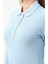 kadın Regular Fit Polo Yaka T-Shirt 5