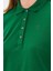 kadın Regular Fit Polo Yaka T-Shirt 5