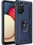 Samsung Galaxy A02S Kılıf Sofya Yüzüklü Silikon Kapak - Lacivert Bstmy 1