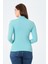 kadın Regular Fit Polo Yaka T-Shirt 5