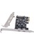 Pcıe'den Çift Tip C Genişletme Kartına Pcı-E X1'den 2 Portlu Type-C USB 3.2 Gen1 5gbps Dönüştürme Kartı Masaüstü Için ASM1042 Çipi (Yurt Dışından) 1