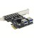 Usb3.2 Gen1 Pcıe Genişletme Kartı 4 Port Usb-A 5gbps Genişletme Kartı Adaptörü Yükseltici Wın7/10/11 Lınux Için (Yurt Dışından) 2