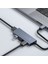 USB C Dizüstü Bilgisayar Yerleştirme Istasyonu, 4'ü 1 Arada Tip C Hub, Dizüstü Bilgisayarlar, Tabletler, Telefonlar Için 4 Usb3.0 Çoklu Bağlantı Noktalı Adaptör (Yurt Dışından) 4