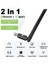 600MBPS USB Wifi Bluetooth 5.0 Adaptörü 2.4g 5ghz Wi-Fi Anten Çift Bant 802.11AC Mini Kablosuz Ağ Kartı Alıcısı (Yurt Dışından) 3