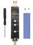 Çift Protokol Tip-C Tip-A M.2 Nvme Pcıe Ngff Usb3.1 Gen2 10GBPS M2 SSD Kasa Adaptör Kartı 2230/2242/2260/2280 SSD Için (Yurt Dışından) 1