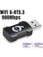 USB Wifi Adaptörü 900MBPS Bluetooth 5.3 Kablosuz Çift Bant 2.4g/5ghz Wifi USB Dongle Wlan Alıcısı Pc/dizüstü Bilgisayar Için (Yurt Dışından) 2
