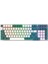 Zıyoulang Mekanik Klavye 100 Tuş %98 Düzen Mekanik Klavye Kablolu Tip C Rgb Numpad K3 B (Yurt Dışından) 1
