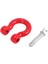 Adet Metal Tampon D-Ring Kırmızı Çekme Kancası Römork Kurtarma Kancası 1/10 Rc Paletli Araba Traxxas Trx4 Eksenel SCX10 Yükseltme Parçaları (Yurt Dışından) 4