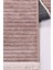 Lidya Kiremit Pamuk Dokuma Yumuşak Halı | Kaymaz Tabanlı, Yıkanabilen Modern Tasarımlı Kilim 4