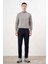 Erkek Lacivert Yazlık Pamuk Yan Cep Slim Fit Chino Pantolon 5