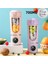 Taşınabilir Meyve Suyu Makinesi Blender Shake Smoothies 700ML 12 Bıçaklı Hızlı Karıştırma 2'si 1 Arada Blender Kişisel Meyve Suyu Sıkacağı 7.4VB (Yurt Dışından) 3