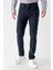 Erkek Lacivert Mevsimlik Pamuk 5 Cep Slim Fit Jean Pantolon 2