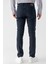 Erkek Lacivert Mevsimlik Pamuk 5 Cep Slim Fit Jean Pantolon 4