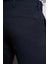Erkek Lacivert Poliviskon Basic Slim Fit Dar Kesim Classic Pantolon 5
