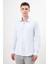 Erkek A. Mavi Basic Düz Desen Italyan Yaka Slim Fit Gömlek 2
