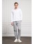 Erkek Beyaz Trend Italyan Yaka Slim Fit Dar Kesim Gömlek 2