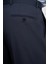 Erkek Lacivert Yünlü Basic Dynamic Fit Rahat Kesim Classic Pantolon 5