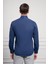 Erkek Lacivert Slim Fit Dar Kesim Sert Spor Yaka Gömlek 5