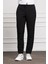Erkek Siyah Poliviskon Jogger Dynamic Fit Rahat Kesim Pantolon 1