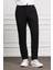 Erkek Siyah Poliviskon Jogger Dynamic Fit Rahat Kesim Pantolon 2