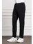 Erkek Siyah Poliviskon Jogger Dynamic Fit Rahat Kesim Pantolon 3