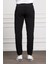 Erkek Siyah Poliviskon Jogger Dynamic Fit Rahat Kesim Pantolon 4