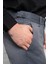 Erkek Lacivert Trend Slim Fit Dar Kesim Pileli Pantolon 5