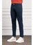 Erkek Lacivert Jean Slim Fit Dar Kesim Pantolon 1