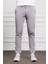 Erkek Gri Slim Fit Dar Kesim Chino Pantolon 1