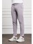 Erkek Gri Slim Fit Dar Kesim Chino Pantolon 3
