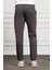 Erkek Füme Dynamic Fit Rahat Kesim Chino Pantolon 3