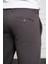 Erkek Füme Dynamic Fit Rahat Kesim Chino Pantolon 4