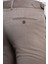 Erkek Kahve Trend Slim Fit Dar Kesim Pileli Pantolon 4