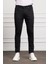 Erkek Siyah Jean Slim Fit Dark Kesim Pantolon 1